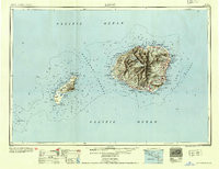 KAUAI, HI HISTORICAL MAP GEOPDF 1X2 GRID