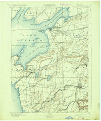 SACKETS HARBOR, NY HISTORICAL MAP GEOPDF