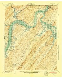 BACON GAP, TN HISTORICAL MAP GEOPDF 7.5X
