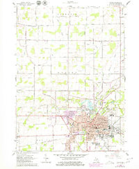 ADRIAN, MI HISTORICAL MAP GEOPDF 7.5X7.5