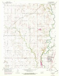 DOUGLASS, KS HISTORICAL MAP GEOPDF 7.5X7