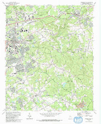 LAWRENCEVILLE, GA HISTORICAL MAP GEOPDF