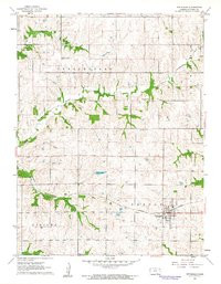 EFFINGHAM, KS HISTORICAL MAP GEOPDF 7.5X