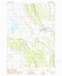 BONANZA, OR HISTORICAL MAP GEOPDF 7.5X7.