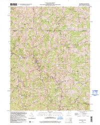 HUNDRED, WV-PA HISTORICAL MAP GEOPDF 7.5