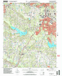 LAKE WHEELER, NC HISTORICAL MAP GEOPDF 7