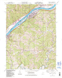 PADEN CITY, WV-OH HISTORICAL MAP GEOPDF