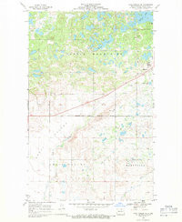 LAKE UPSILON SE, ND HISTORICAL MAP GEOPD