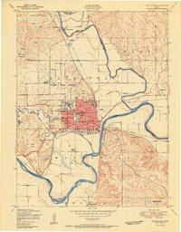 MANHATTAN, KS HISTORICAL MAP GEOPDF 7.5X