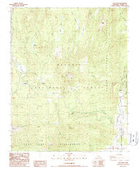 CRAG PEAK, CA HISTORICAL MAP GEOPDF 7.5X