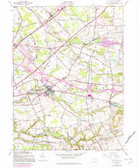 ALLENTOWN, NJ HISTORICAL MAP GEOPDF 7.5X