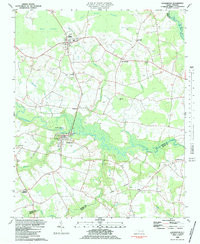 HOOKERTON, NC HISTORICAL MAP GEOPDF 7.5X