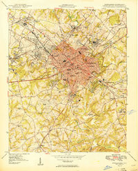 SPARTANBURG, SC HISTORICAL MAP GEOPDF 7.