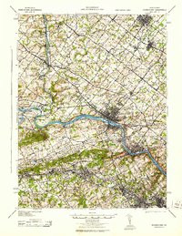 NORRISTOWN, PA HISTORICAL MAP GEOPDF 15X