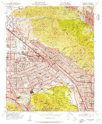 BURBANK, CA HISTORICAL MAP GEOPDF 7.5X7.