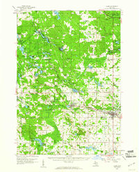 CLARE, MI HISTORICAL MAP GEOPDF 15X15 GR