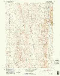 OWENS, WY HISTORICAL MAP GEOPDF 7.5X7.5