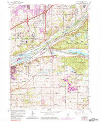 SAG BRIDGE, IL HISTORICAL MAP GEOPDF 7.5