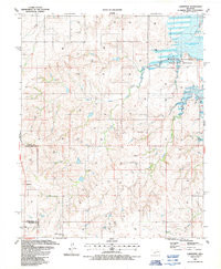 CARPENTER, OK HISTORICAL MAP GEOPDF 7.5X