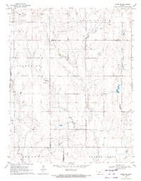 BAZINE SE, KS HISTORICAL MAP GEOPDF 7.5X