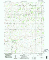 DEERFIELD, IN HISTORICAL MAP GEOPDF 7.5X