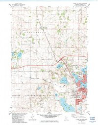 ALBERT LEA WEST, MN HISTORICAL MAP GEOPD