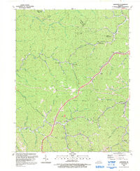 HANDSHOE, KY HISTORICAL MAP GEOPDF 7.5X7