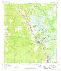 INVERNESS, FL HISTORICAL MAP GEOPDF 15X1