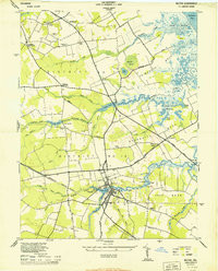 MILTON, DE HISTORICAL MAP GEOPDF 7.5X7.5