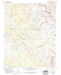 BLACKCAP MOUNTAIN, CA HISTORICAL MAP GEO
