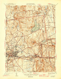 LUDLOW, MA HISTORICAL MAP GEOPDF 7.5X7.5