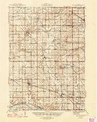 RAVENNA, MI HISTORICAL MAP GEOPDF 15X15