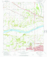 NORTHWEST MUSKOGEE, OK HISTORICAL MAP GE