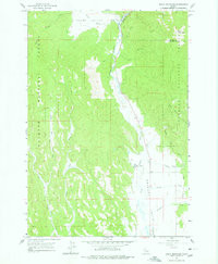 BALLY MOUNTAIN, ID HISTORICAL MAP GEOPDF