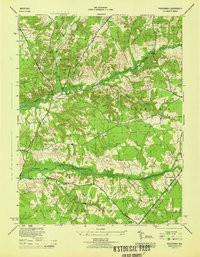 PISCATAWAY, MD HISTORICAL MAP GEOPDF 7.5
