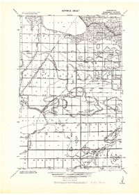 GATZKE, MN HISTORICAL MAP GEOPDF 15X15 G
