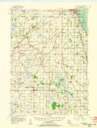 ROSENDALE, WI HISTORICAL MAP GEOPDF 15X1