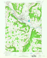 BATH, NY HISTORICAL MAP GEOPDF 7.5X7.5 G