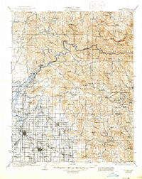 DINUBA, CA HISTORICAL MAP GEOPDF 30X30 G