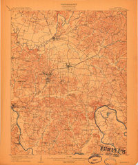 HARTFORD, KY HISTORICAL MAP GEOPDF 15X15