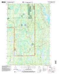 THUNDER CREEK, WI HISTORICAL MAP GEOPDF