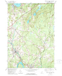 LISBON FALLS NORTH, ME HISTORICAL MAP GE