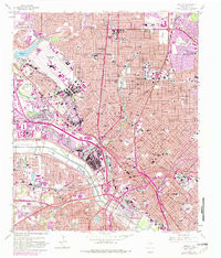 DALLAS, TX HISTORICAL MAP GEOPDF 7.5X7.5