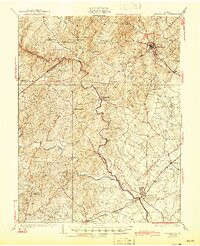 WARRENTON, VA HISTORICAL MAP GEOPDF 15X1