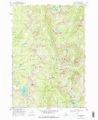 BOX LAKE, ID HISTORICAL MAP GEOPDF 7.5X7