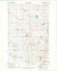 WAUBUN, MN HISTORICAL MAP GEOPDF 7.5X7.5