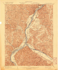 POINT PLEASANT, WV-OH HISTORICAL MAP GEO