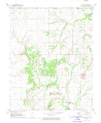 WELCH NW, OK-KS HISTORICAL MAP GEOPDF 7.