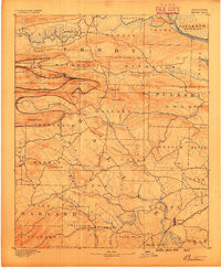 BENTON, AR HISTORICAL MAP GEOPDF 30X30 G