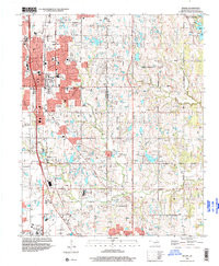 MOORE, OK HISTORICAL MAP GEOPDF 7.5X7.5